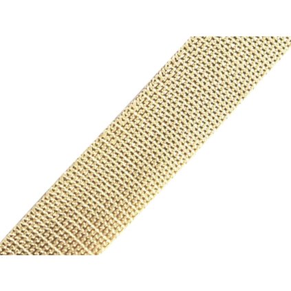 Popruh polypropylénový 2 cm béžový