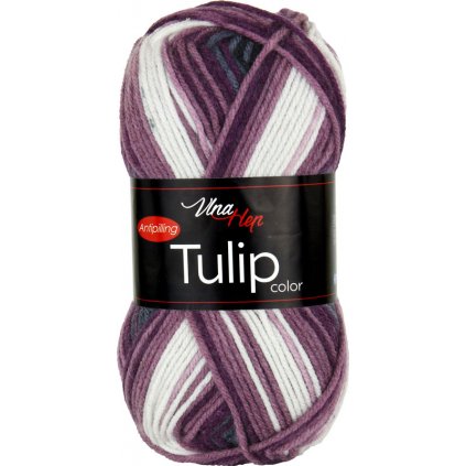 Tulip color 5214 variace krémové, fialové, šedé