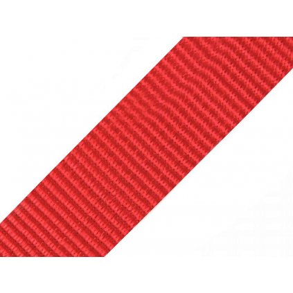 Popruh polypropylénový 4 cm červený