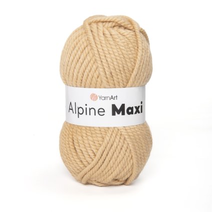 příze Alpine Maxi 666 světle hnědá