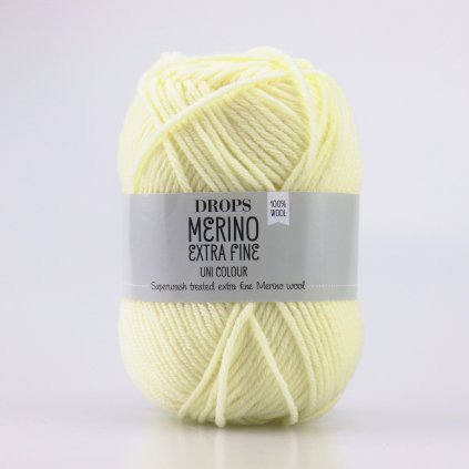 příze Drops Merino Extra Fine 01 smetanová