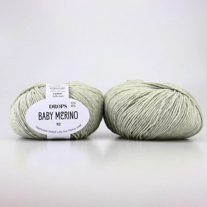 příze Drops Baby Merino 22 světlá šedá