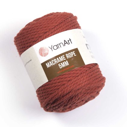 Macrame Rope 5 mm 785 cihlová