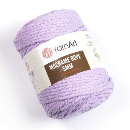 Macrame Rope 5 mm 765 světle fialová