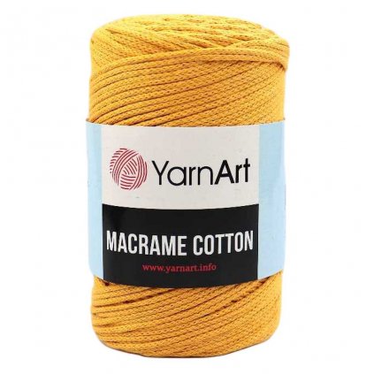Macrame Cotton 796 hořčicová