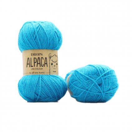 Drops Alpaca UNI 2918 tyrkysová