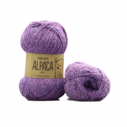 Drops Alpaca MIX 4434 ametyst