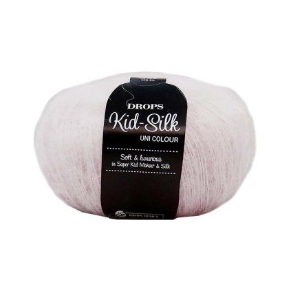 příze Drops Kid-Silk 40 růžová perla