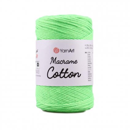Macrame Cotton 802 zařivá zelená
