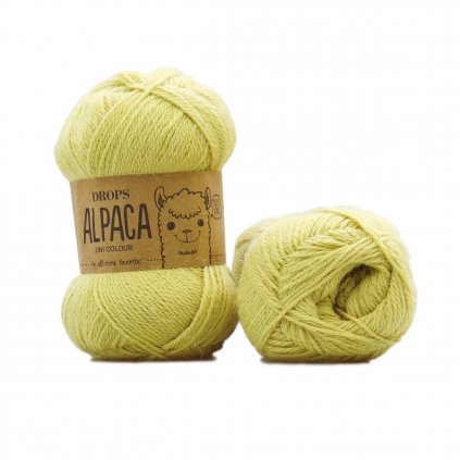 Drops Alpaca UNI 9028 citronová