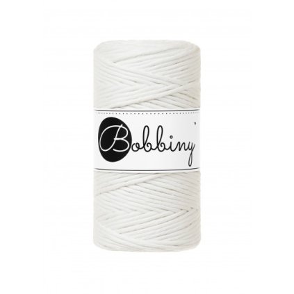 Bobbiny Macramé Cord 3 mm Smetanově bílá (Off white)