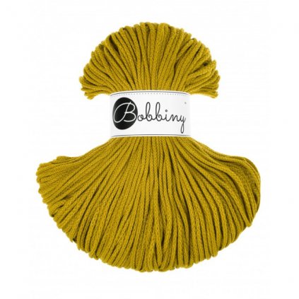 Bobbiny šňůry junior 3 mm Kari (Spicy yellow)