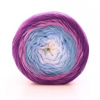 Filars Soft Cake 9029 bílá, bledě modrá, jeans modrá, lila, fialová