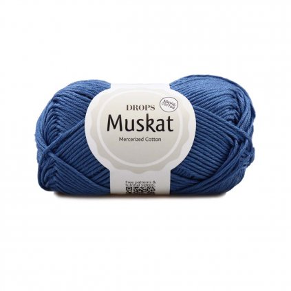 Drops Muskat 36 džínová modrá