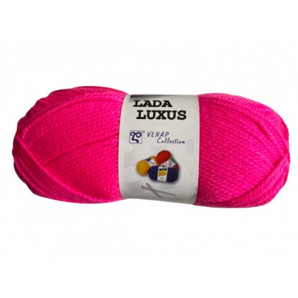příze Lada Luxus 50014 neon růžová