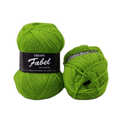 Drops Fabel UNI 112 zelené jablko