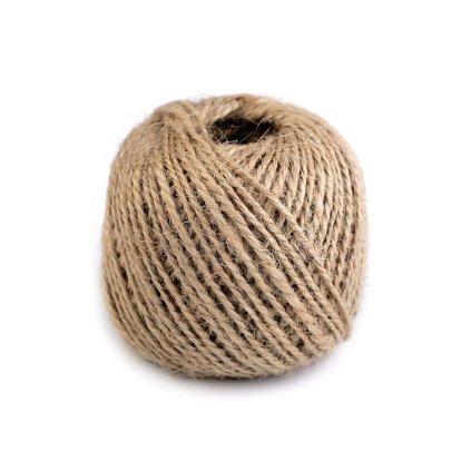 Jutový provázek 1 mm, 55 m režný