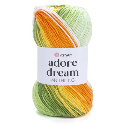 Adore Dream 1058 bílá, zelená, oranžová