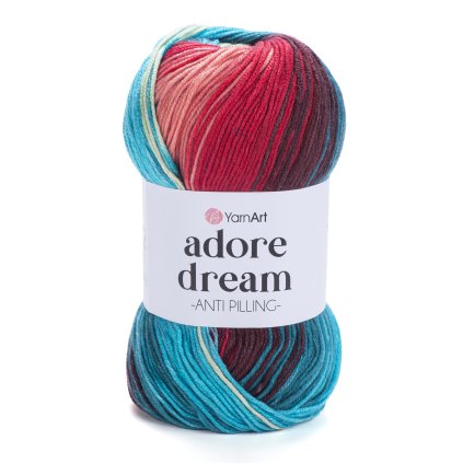 Adore Dream 1061 tyrkysová, červená, vínová