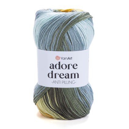 Adore Dream 1074 khaki, oranžová, šedozelená
