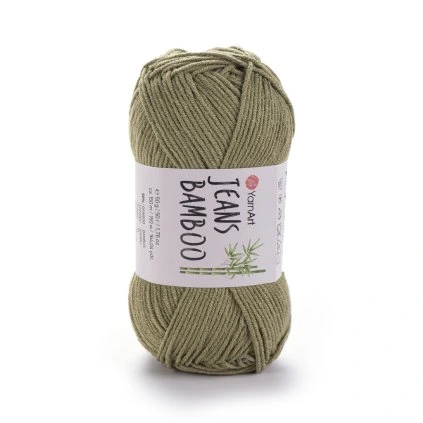 Jeans Bamboo 132 olivová