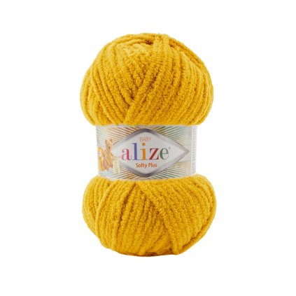 příze Softy Plus 02 hořčicová