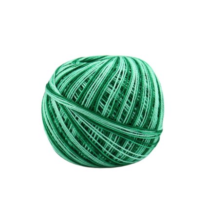 Háčkovací příze Sněhurka ombré 61392 tmavě zelená