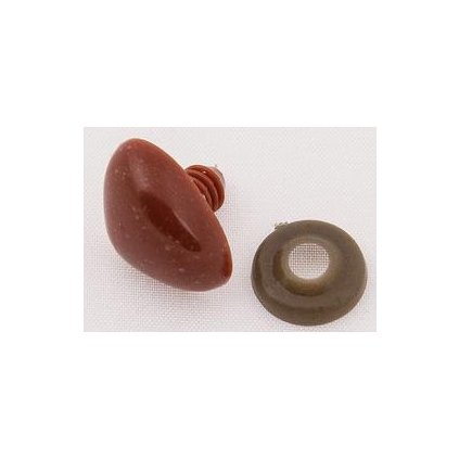 Čumáček bezpečnostní, hnědý 15 x 20 mm