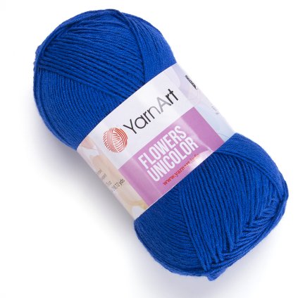Flowers Unicolor 752 královská modrá