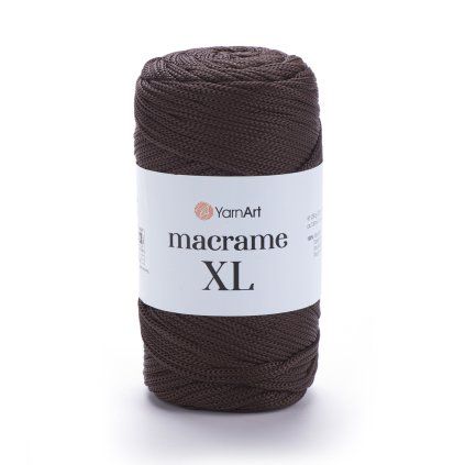 Macrame XL 157 tmavě hnědá