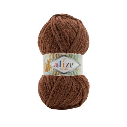 příze Softy Plus 321 hnědá