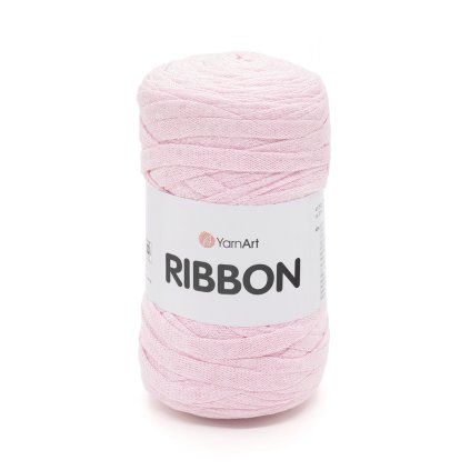 Ribbon Yarn Art světle růžový