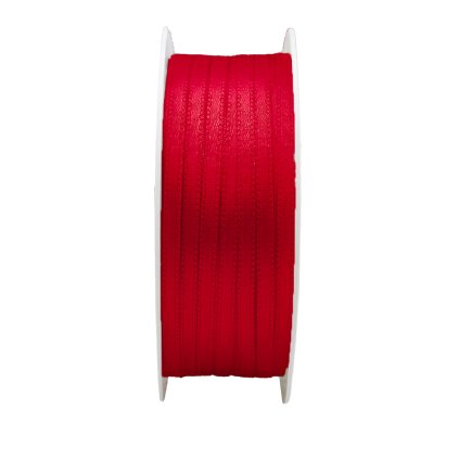 Atlasová stuha 3 mm 100645 tmavě červená 20 m