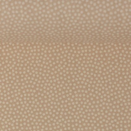 102088 bavlnena latka dotty puntik bezova