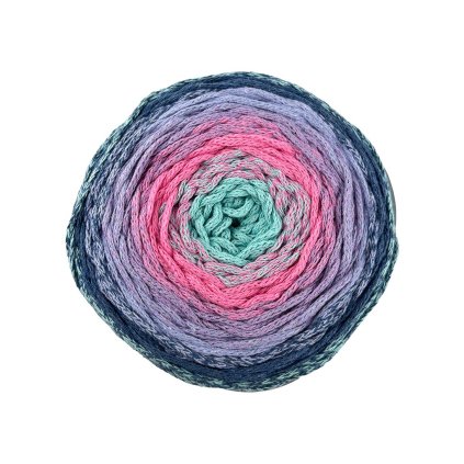 Chainy Cotton Cake ReTwisst 52 variace modrá fialová růžová a mintová