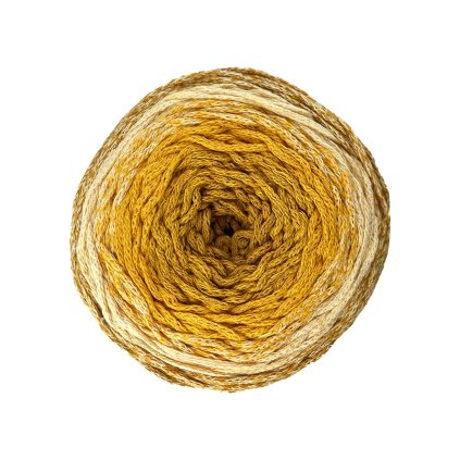 Chainy Cotton Cake ReTwisst 61 variace žluté