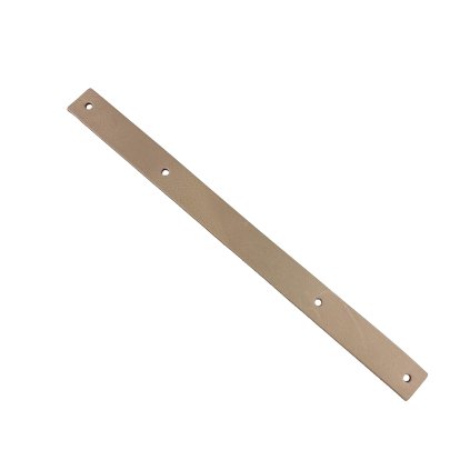 Kožený popruh 22 cm šířka 2,5 cm bílá káva