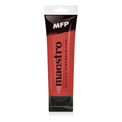 Akrylová barva MFP Maestro 75ml tmavě červená