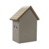 Dekorace domeček šedý malý