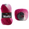 příze Waltz 5701 růžová a šedá