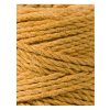 Bobbiny 3PLY Macrame Regular 3 mm hořčicové (MUSTARD)