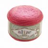 příze Bella Ombre batik 7404 odstíny malinově růžové