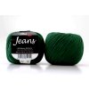 příze Jeans 8157 matná tmavá zelená