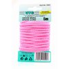 Oděvní šňůra 5 m na kartě - 15 růžová