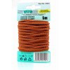 Oděvní šňůra 5 m na kartě - 45 lískoořišková
