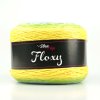 příze Floxy 9941 fialová, světle tyrkysová, zelená, žlutá