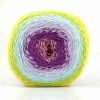 příze Floxy 9941 fialová, světle tyrkysová, zelená, žlutá