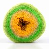 příze Floxy 9944 hnědá, oranžová, zelená