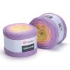 příze Flowers Merino 545 smetanová, žlutá, růžová, fialková