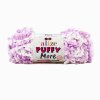příze Puffy More 6291 bílá a světle fialková